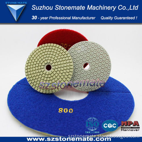 Granite Marble polishing pads in fast polishing